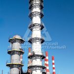 Колонна блока очистки нефти от сероводорода