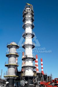 Колонна блока очистки нефти от сероводорода 